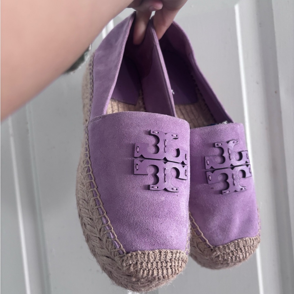 Tory Burch Lilac Platform Flats